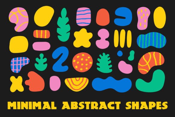 Download 30 Minimal Abstract Shapes - Abstract Collection