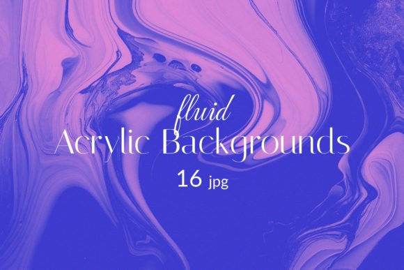 Download Fluid Acrylic Backgrounds - Round Collection