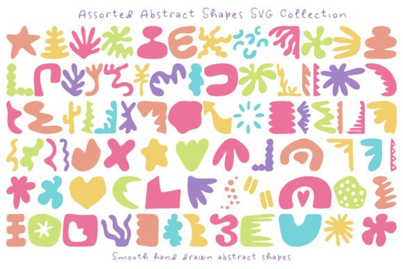 Download Hand Drawn Abstract Shapes SVG - Abstract Collection
