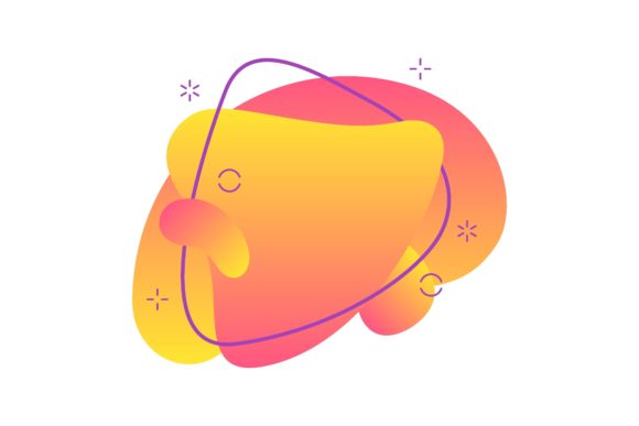 Download Colourful Wavy Abstract Elements. Univer - Premium Resources