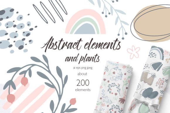 Download Abstract Shapes and Plants - Abstract Collection
