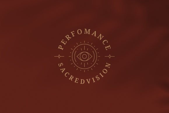 Download Esoteric Line Art Eye Round Logotype - Round Collection