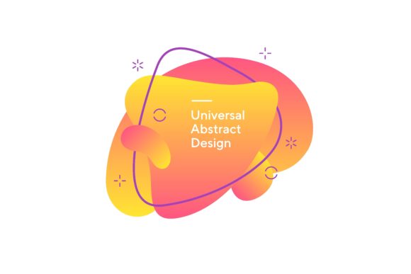 Download Colourful Wavy Abstract Elements. Univer - Premium Resources