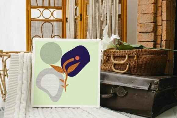 Download Boho Color Art Leaf Modern Illsutration - Modern Collection