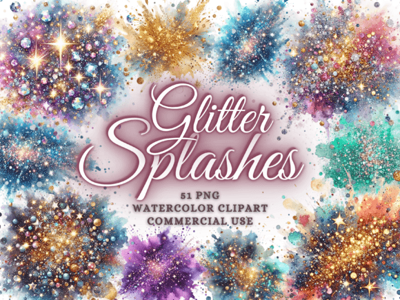 Download Splashes Splatter Brushstroke Background - Round Collection