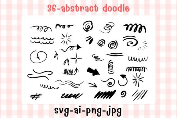 Download 36-abstract Doodle Svg - Abstract Collection