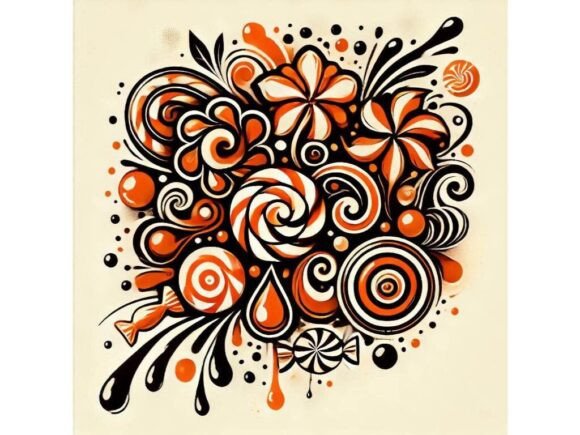 Download Inkblot-style Candy Swirl with Abstract - Abstract Collection