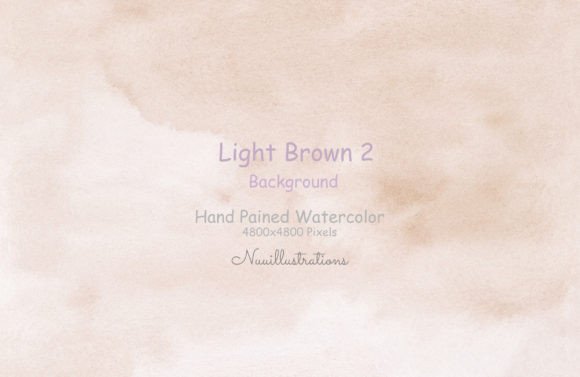 Download Light Brown Beige Watercolor Background - Round Collection
