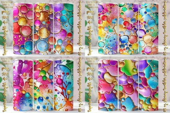 Download 20 Oz Abstract Watercolor Tumbler - Abstract Collection