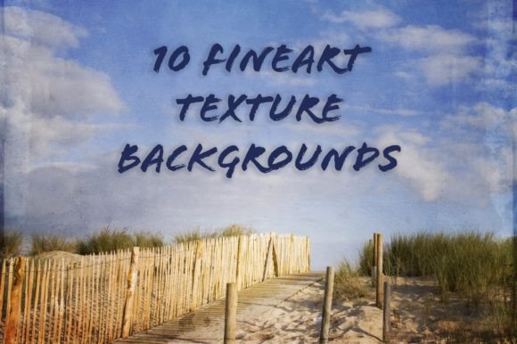 Download 10 Fine Art Texture Backgrounds Set - Round Collection