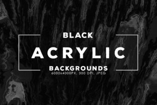 Download 30 Black Acrylic Backgrounds - Round Collection