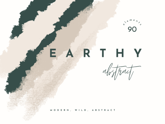 Download Earthy Modern Abstract Shapes - Abstract Collection