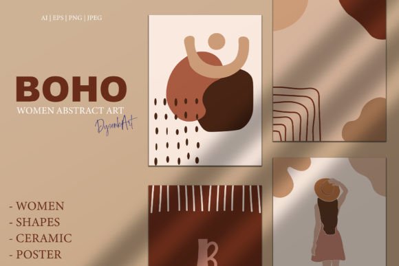 Download Boho Women Abstract Art - Abstract Collection