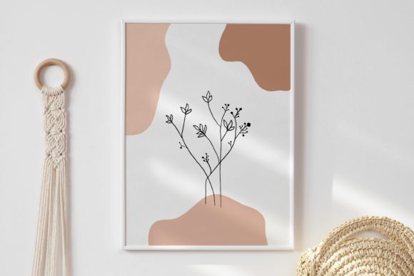 Download Printable Wall Art, Abstract Floral Wall - Abstract Collection