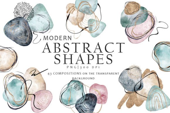 Download Modern Abstract Shapes - Abstract Collection