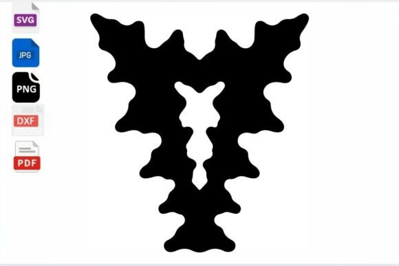 Download Abstract Rorschach Inkblot SVG Cut File - Abstract Collection
