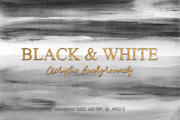 Download 80 Black and White Backgrounds, Textures - Round Collection