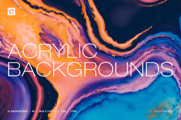 Download Acrylic Backgrounds - Round Collection