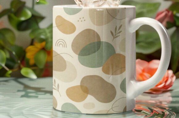 Download Soft Earthy Abstract Shapes Pattern - Abstract Collection