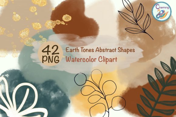 Download Watercolor Elements|Earth Tones Abstract - Abstract Collection