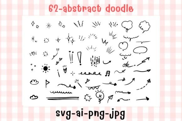 Download 62-abstract Doodle Svg - Abstract Collection